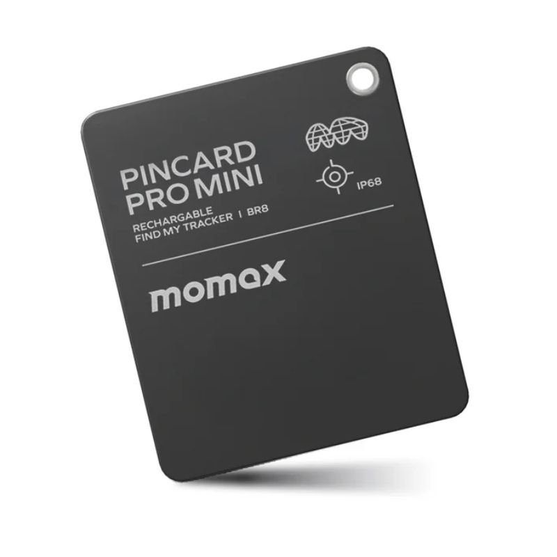Momax PinCard Pro Mini Rechargeable Find My Tracker