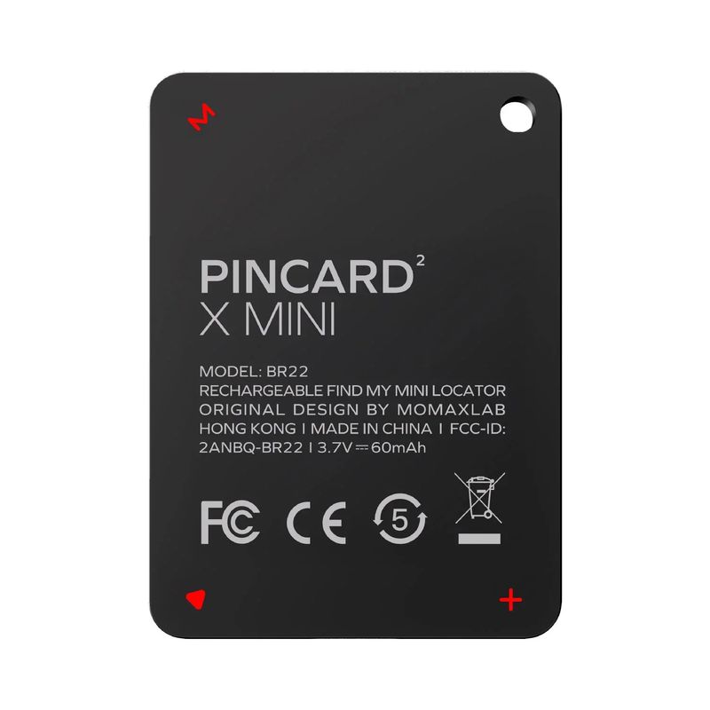 Momax PinCard2 X Mini Rechargeable Find My Locator