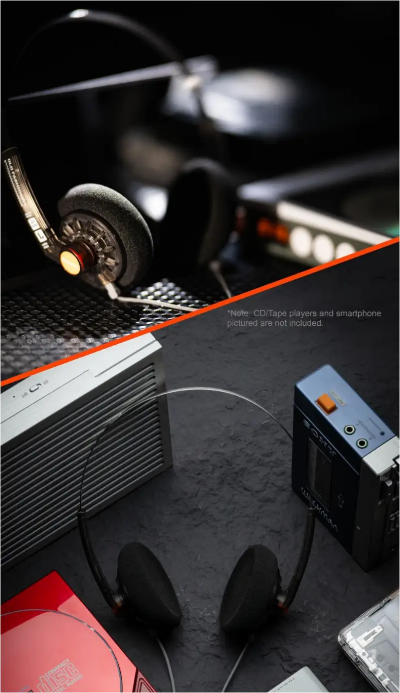 MOONDROP retro style headphones for music listening