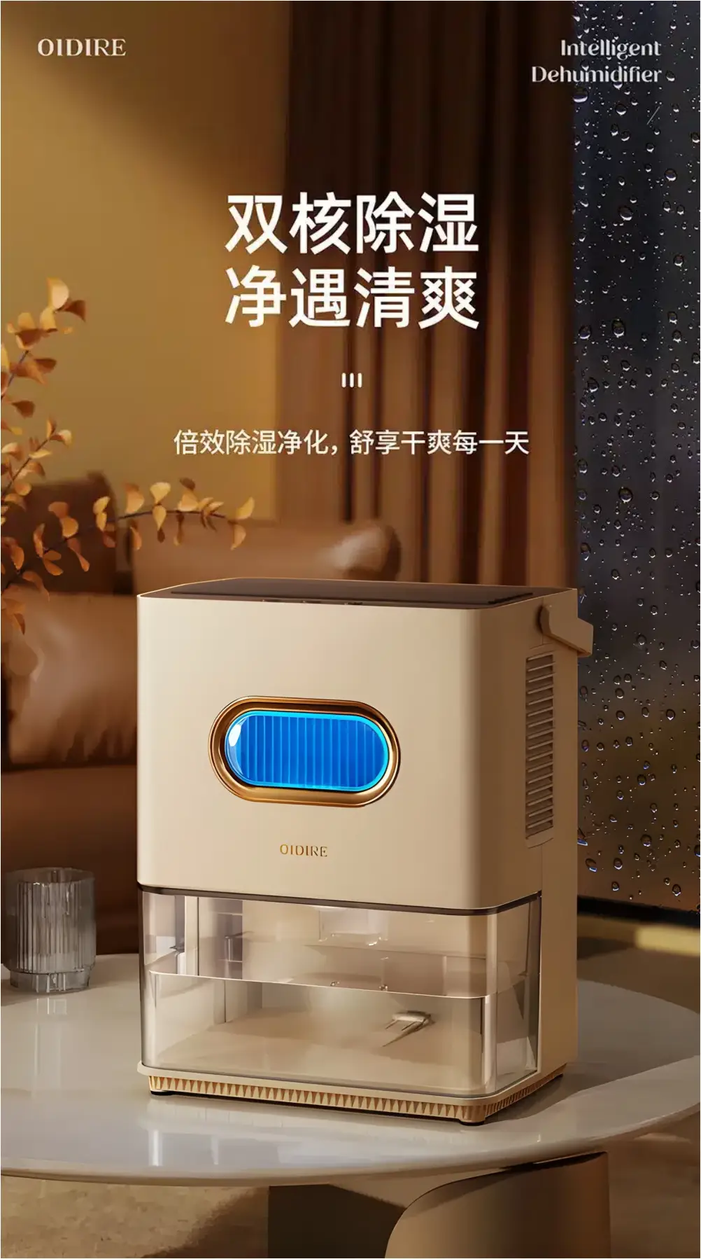 OiDiRe ODi-CSJ02 smart dehumidifier compact design