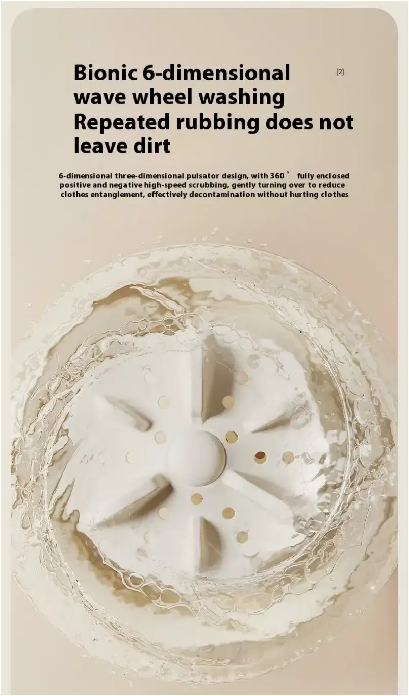 OiDiRe portable mini washer compact modern design