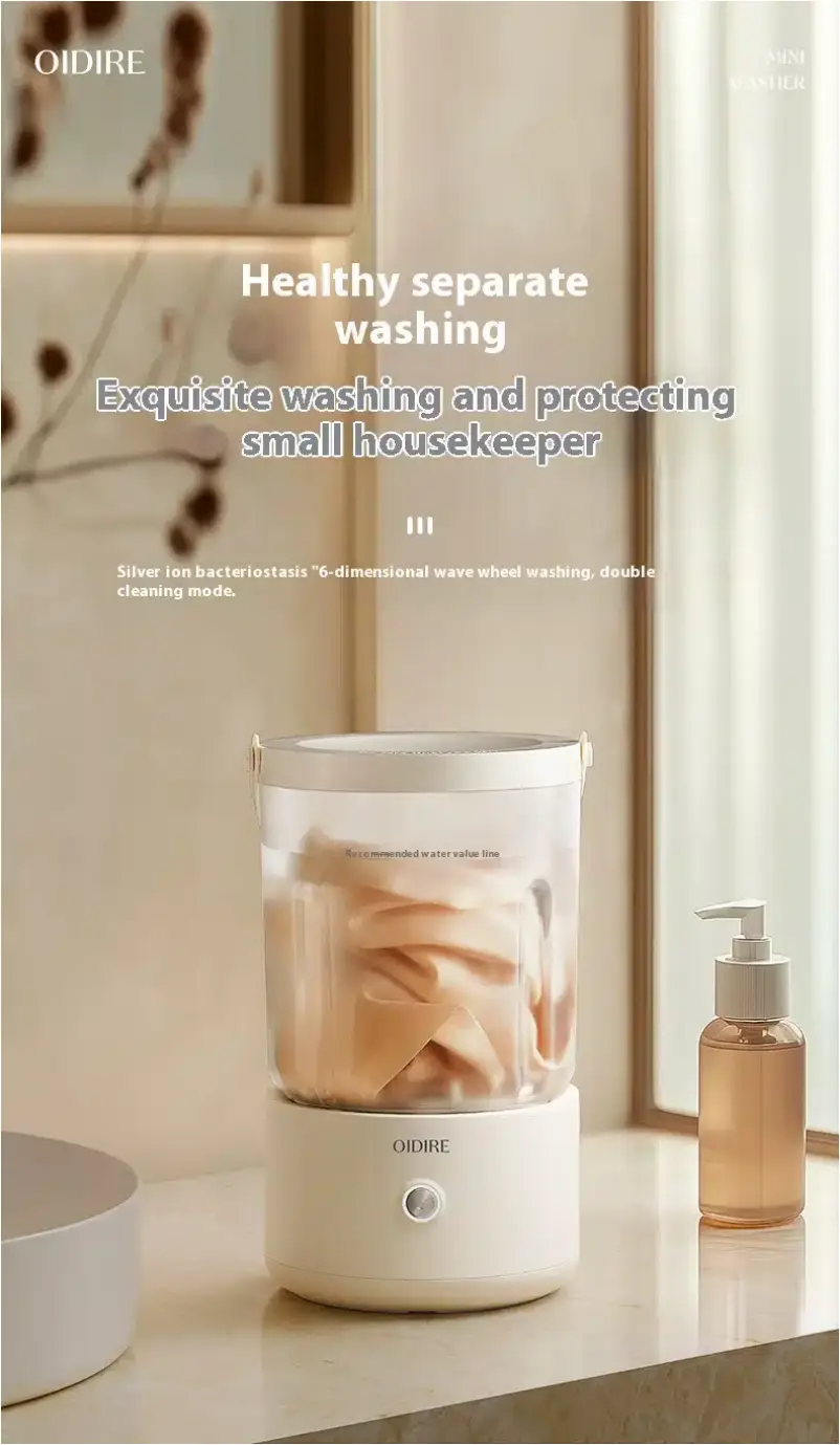 Xiaomi OiDiRe wireless mini washing machine main design
