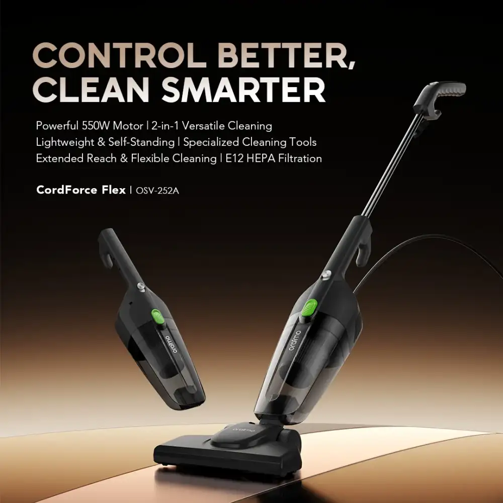 oraimo CordForce Flex Corded 2-in-1 Stick Vacuum