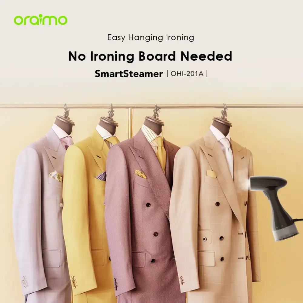 Oraimo SmartSteamer 1500W Handheld Garment Steamer OHI-201A