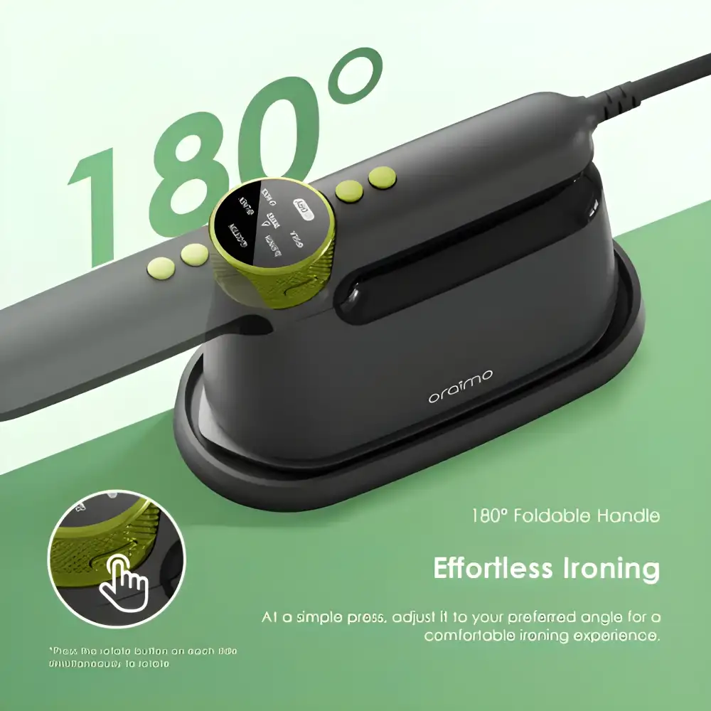 oraimo Smartiron 1740W portable electric iron front view