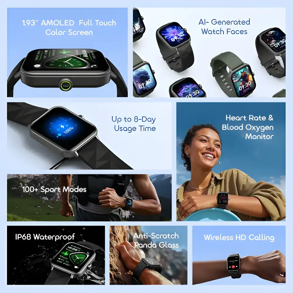 Premium full-touch watch ideal for Bangladesh users