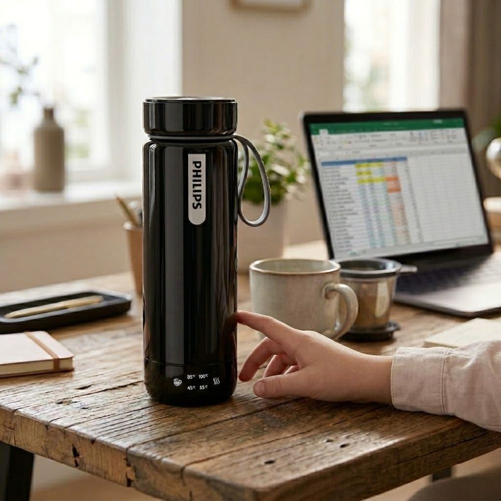 Philips GoZero electric travel kettle compact portable design