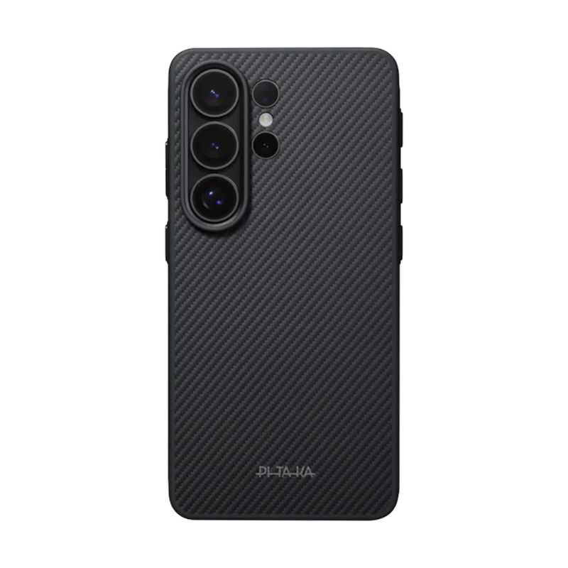 Pitaka Cairn Case 600D for Samsung Galaxy S26 Ultra (Aaron Button) Black/Grey Twill