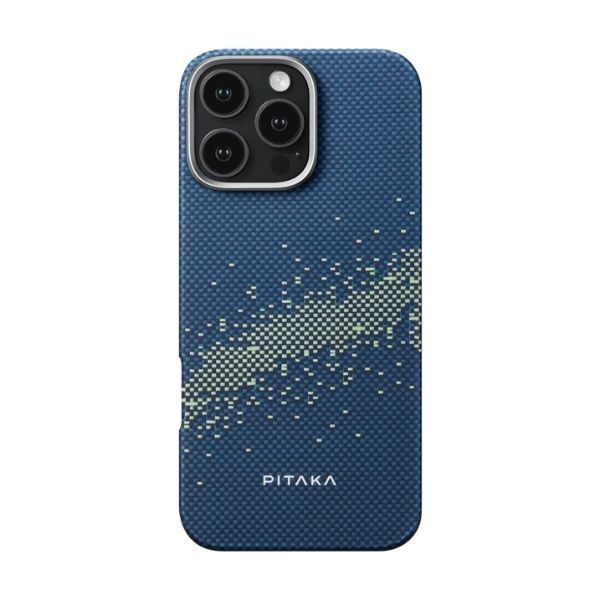 Pitaka StarPeak Tactile Woven Case for iPhone 16 Pro / 16 Pro Max -1500D Milky Way Galaxy