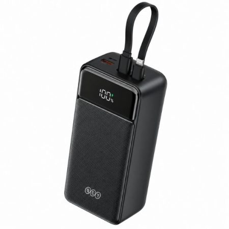 QCY Pulse PB30A 30000mAh Power Bank with Built-in Cables
