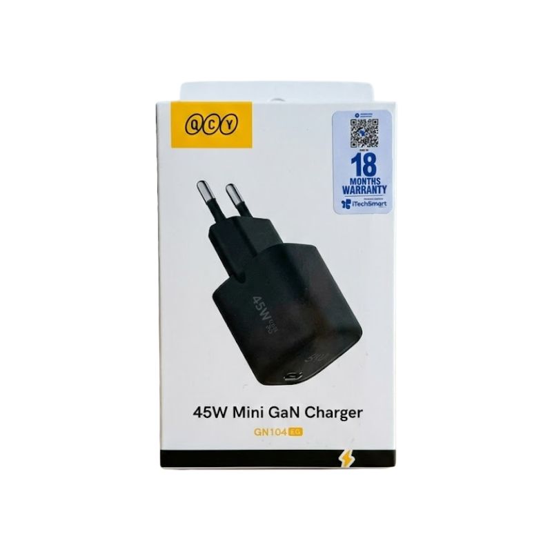 QCY GN104EG 45W Mini GaN Charger Adapter