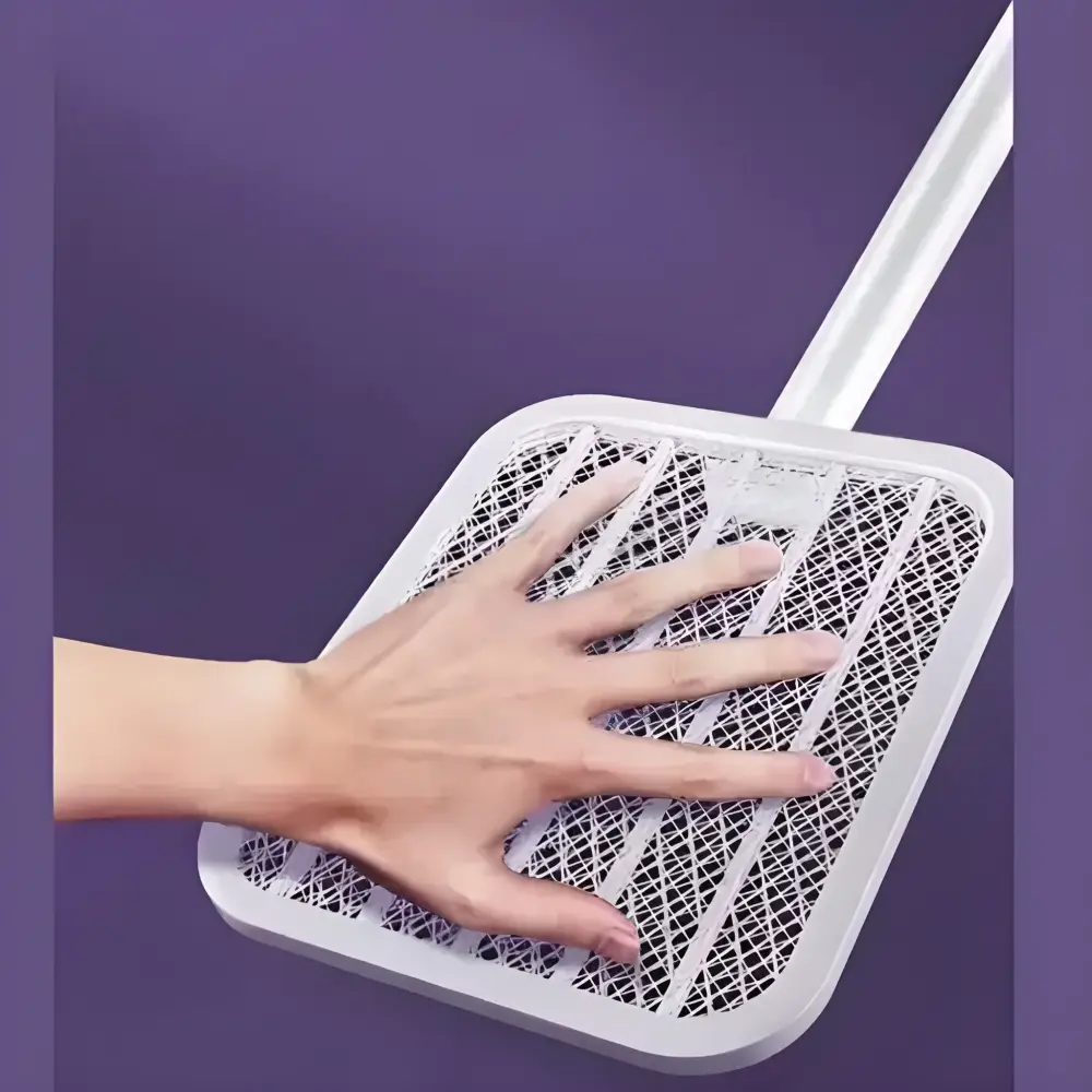 Qualitell L2 electric mosquito swatter high voltage grid detail