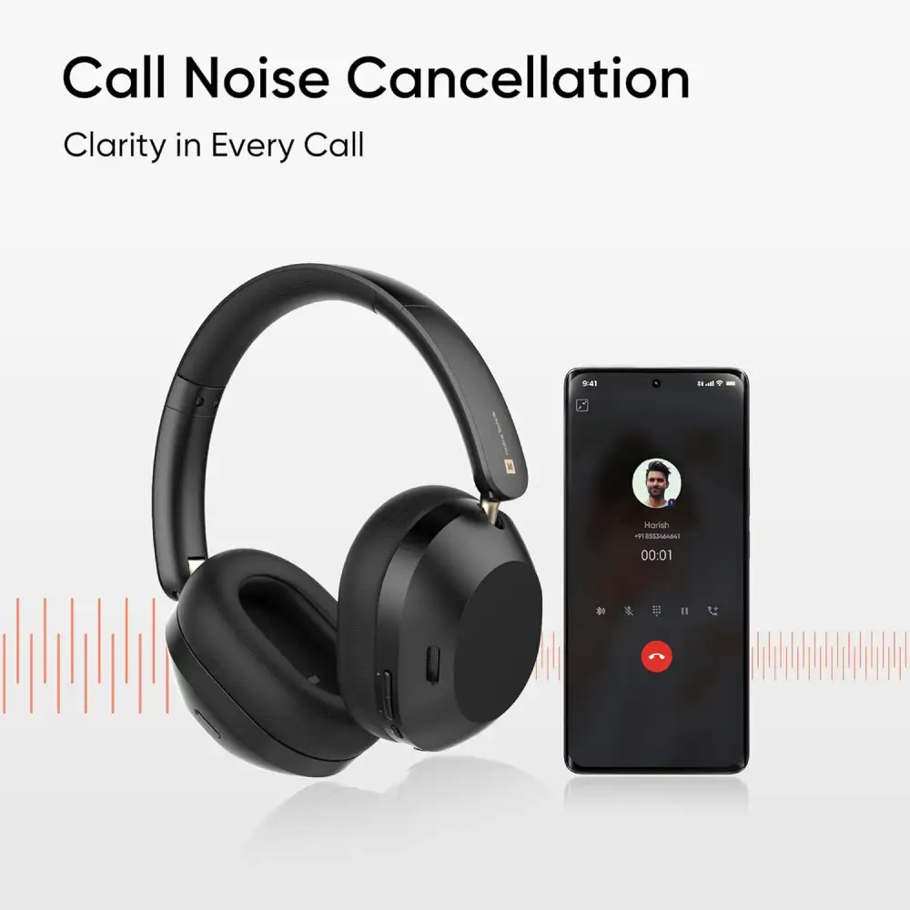 realme TechLife Studio H1 Over Ear Wireless Headphone