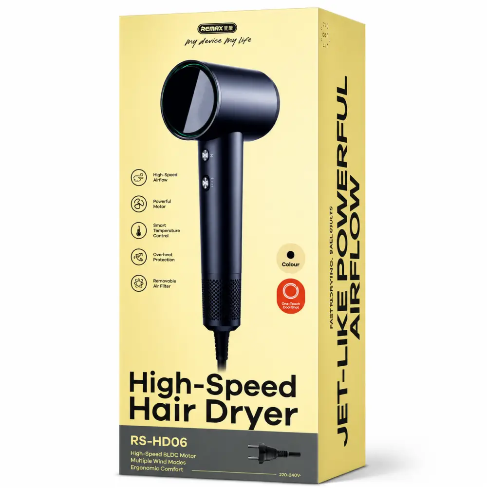 REMAX RS HD06 professional hair dryer premium styling design