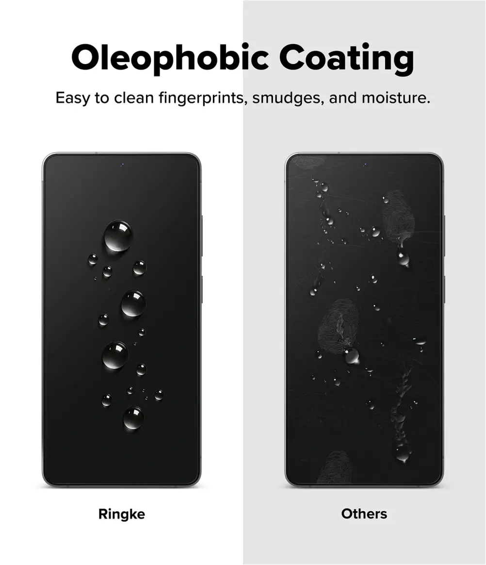 Ringke S26 Ultra tempered glass protector close up