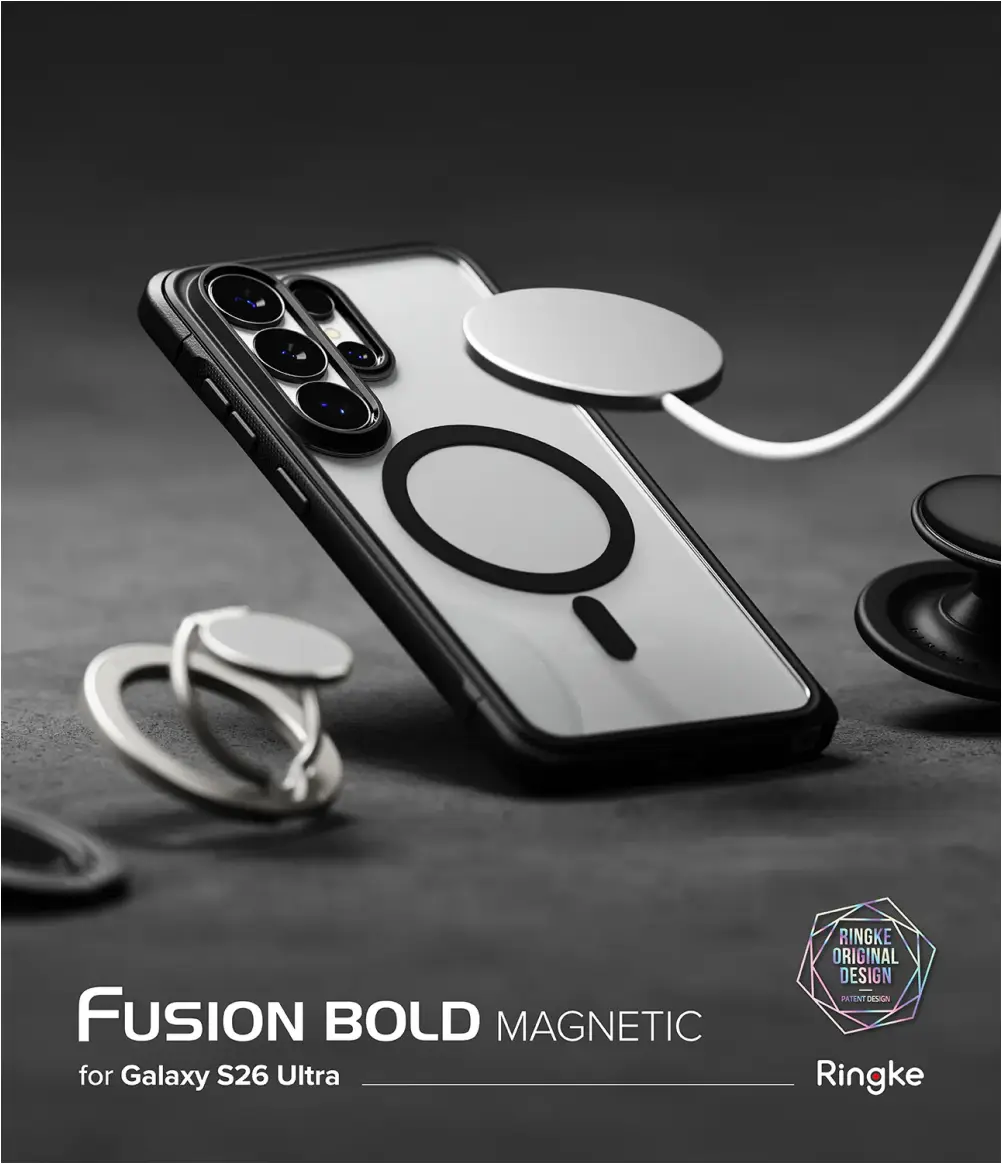 Ringke Fusion Bold clear case for Galaxy S26 Ultra durable protection