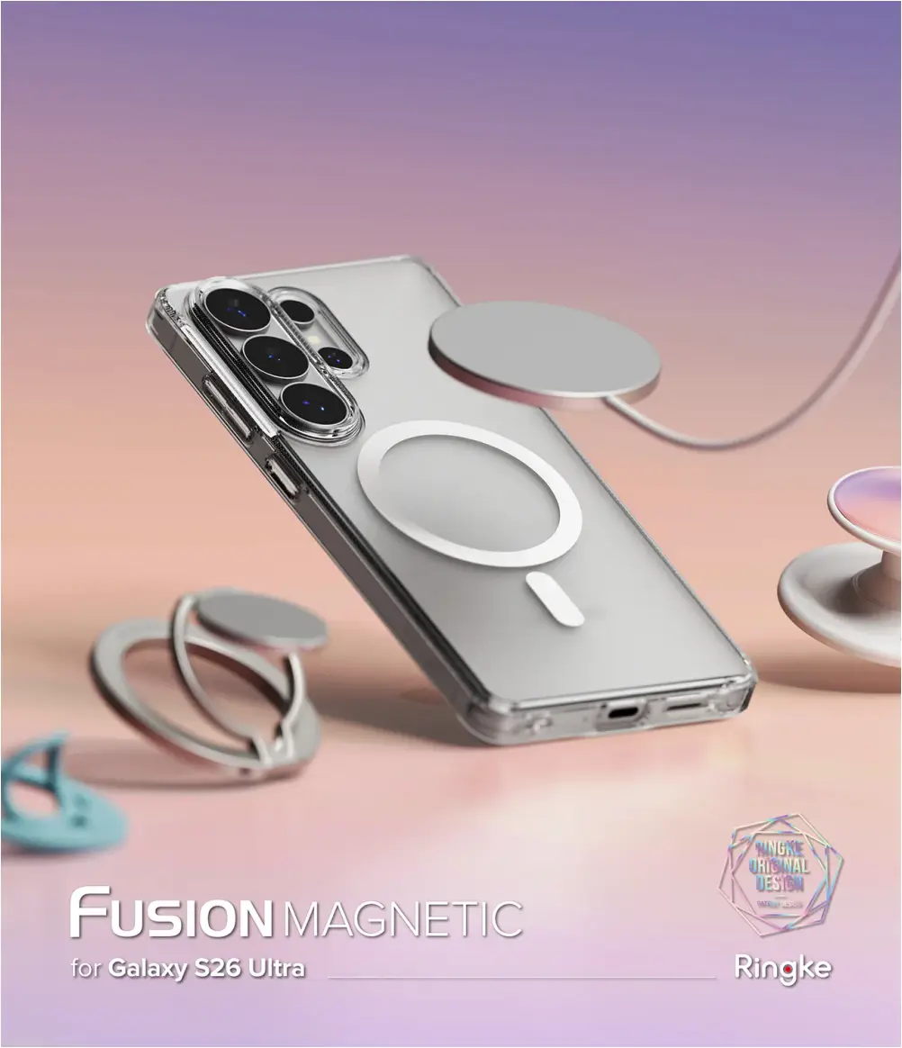 Ringke Fusion clear case for Galaxy S26 Ultra transparent protective design