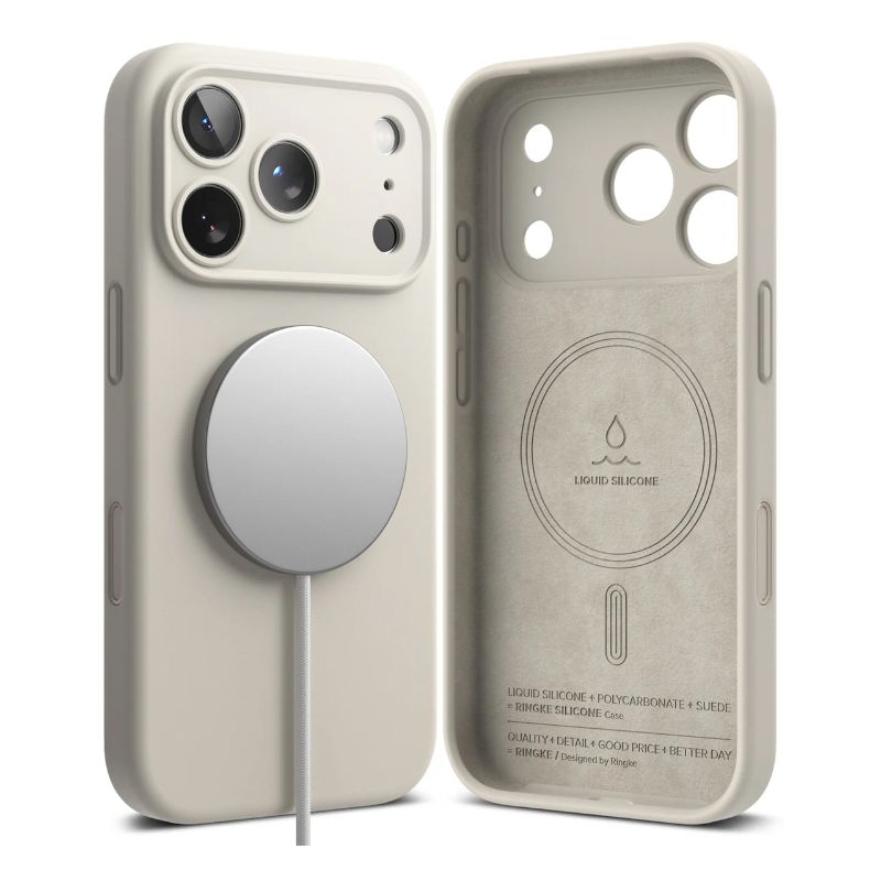 Ringke Liquid Silicone Magnetic Stone Case for iPhone 17 Pro Max