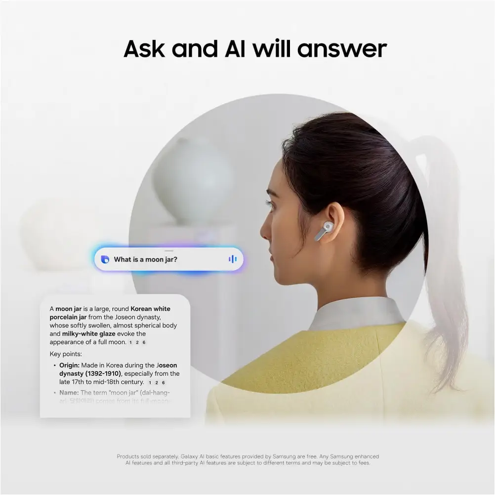 Samsung Galaxy Buds4 Pro Earbuds Front View