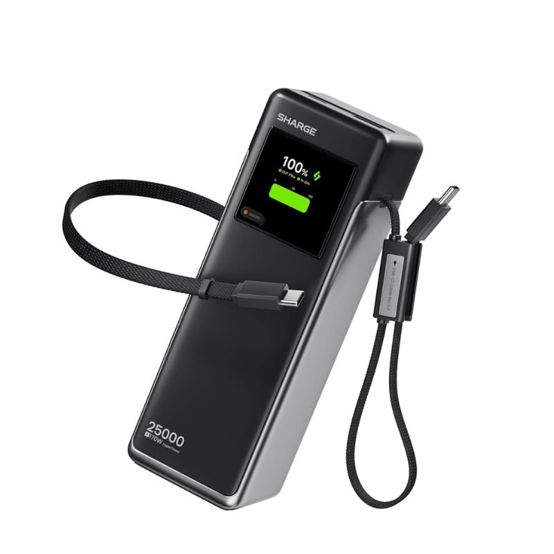 SHARGE HyperTower 4-in-1 170W 25000mAh Power Bank Fast Charging Backup