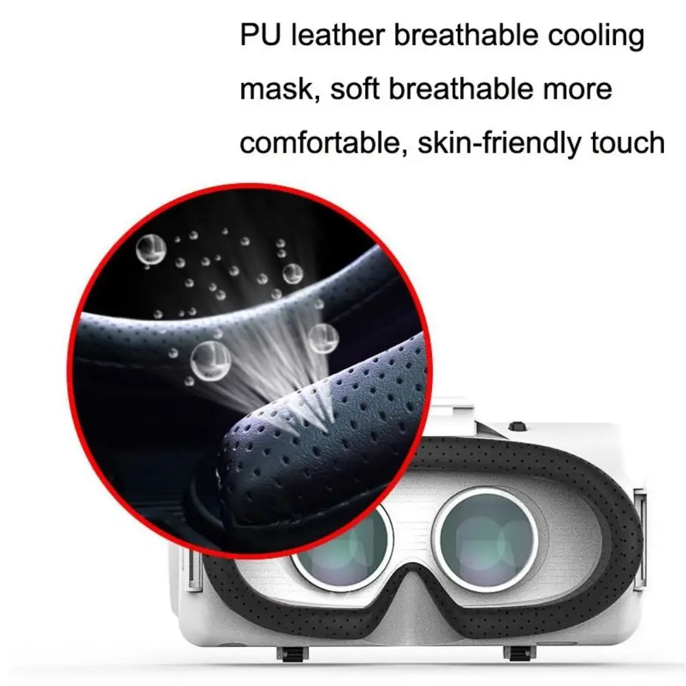 SHINECON G06B 3D VR glasses front view for immersive viewing