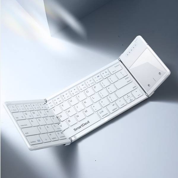 SmartDevil Tri-Fold Wireless Bluetooth Keyboard with Touchpad