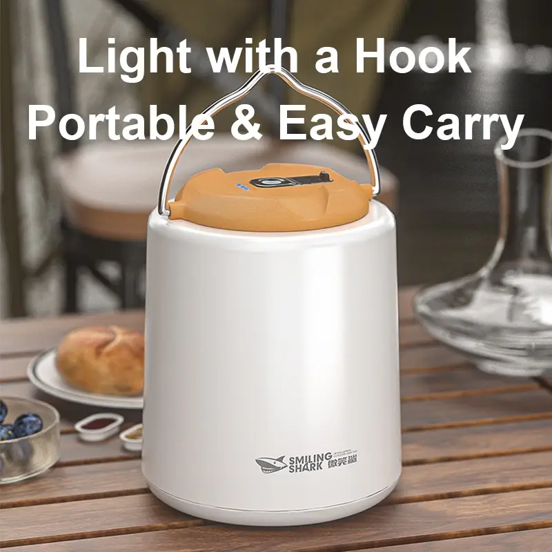 Smiling Shark LY8223 LED Camping Lamp portable hook design