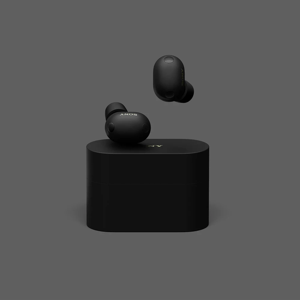Sony WF-1000XM6 black noise cancelling wireless earbuds