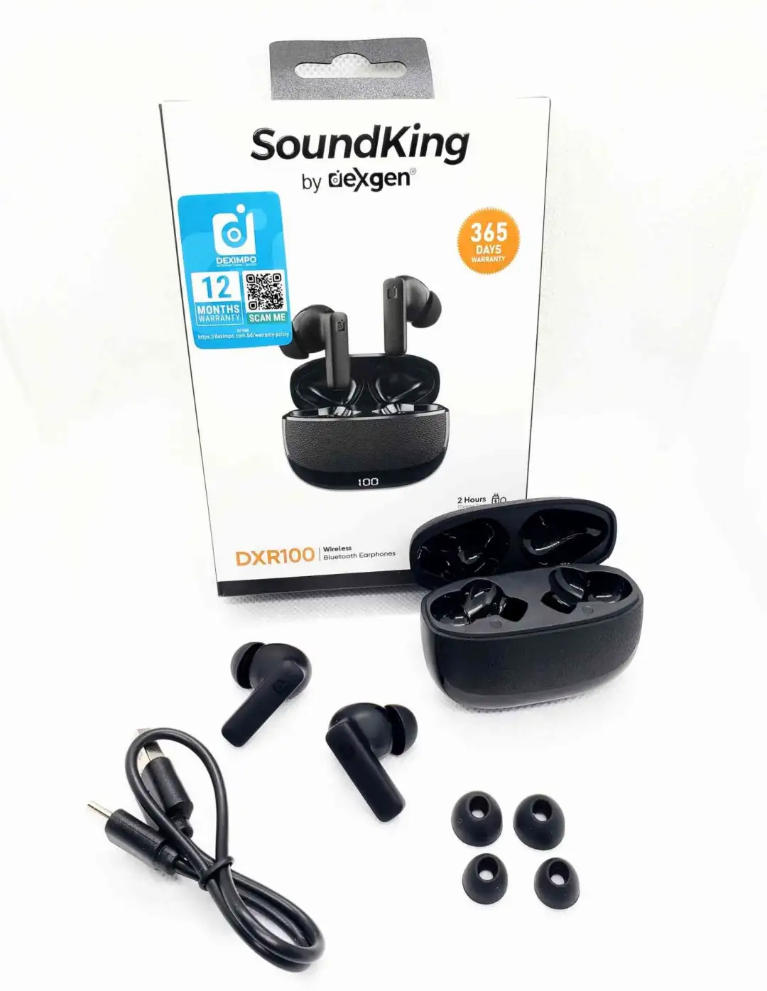 SoundKing DXR100 ANC TWS earbuds with charging case true wireless Bluetooth 5.3 Bangladesh