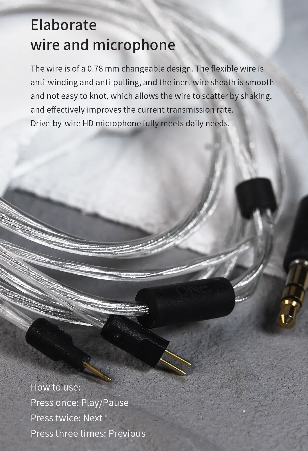 TANCHJIM ONE earphone audiophile listening setup