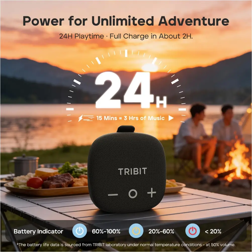 TRIBIT StormBox Micro 3 bluetooth speaker compact rugged design