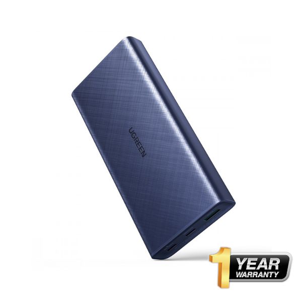 UGREEN 45W PD 20000mAh Power Bank Fast Charging USB-A + 2 USB-C