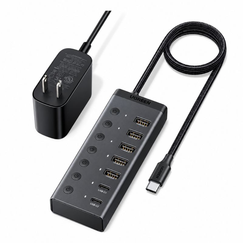 UGREEN CM859 7-in-1 Powered USB C Hub with 5Gbps Speed