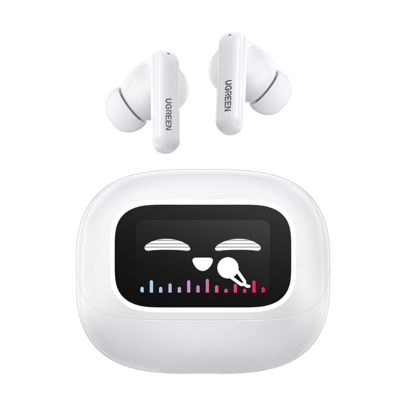 UGREEN Hybrid ANC Smart Touch Display Control Magic Wireless Echo Earbuds (55137)