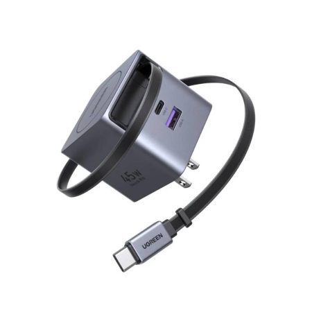 UGREEN X614 45W GaN Charger with Retractable Cable, 65823
