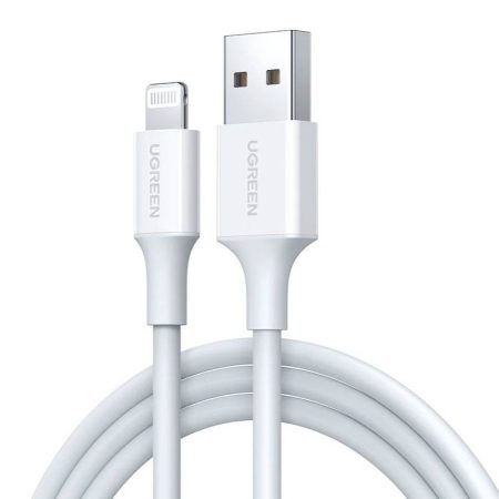 UGREEN US155 1M MFi Lightning USB Charging Cable 2.4A White (80315)