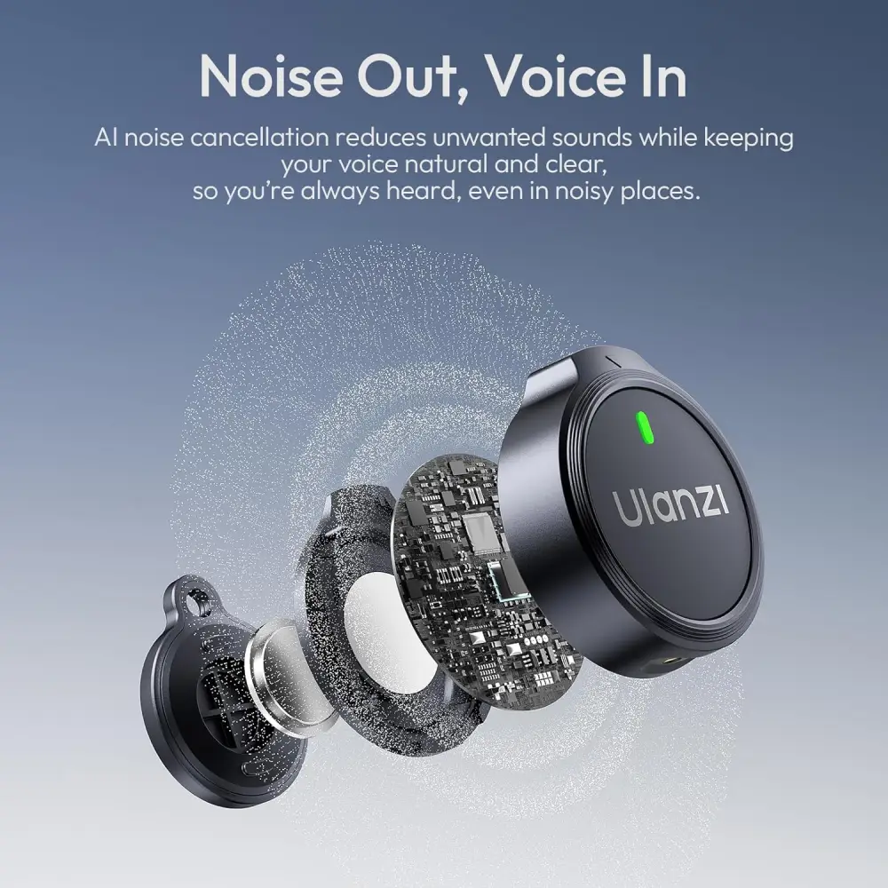 Ulanzi A21 microphone used for vlogging and content creation