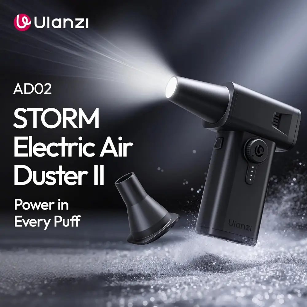 Ulanzi AD02 electric air duster compact design for portable cleaning