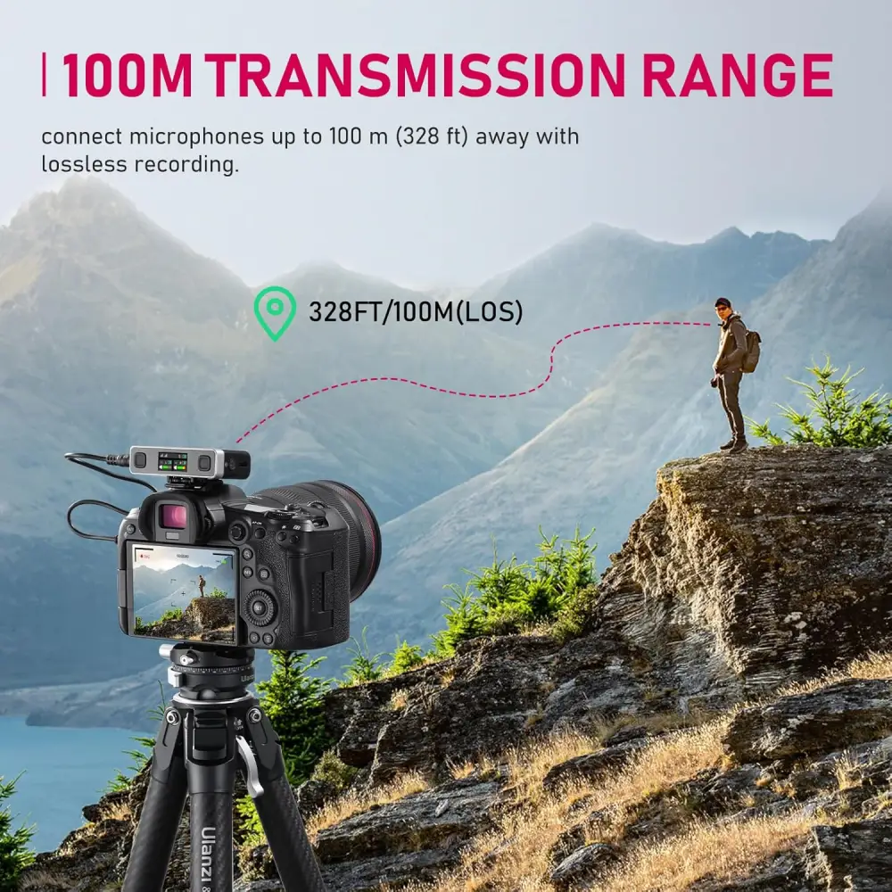 Ulanzi AM18 pro wireless microphone system for clear audio capture
