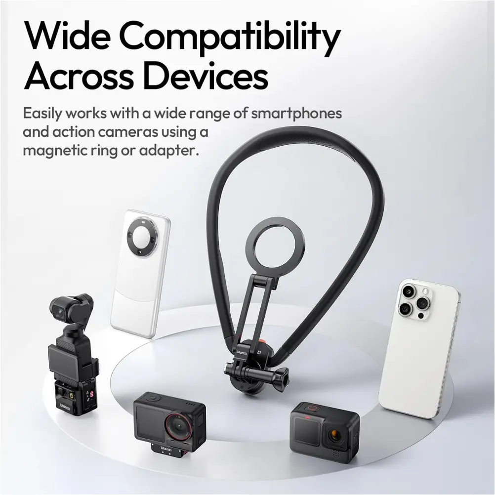 Ulanzi MG14 phone neck holder flexible design for smartphone filming