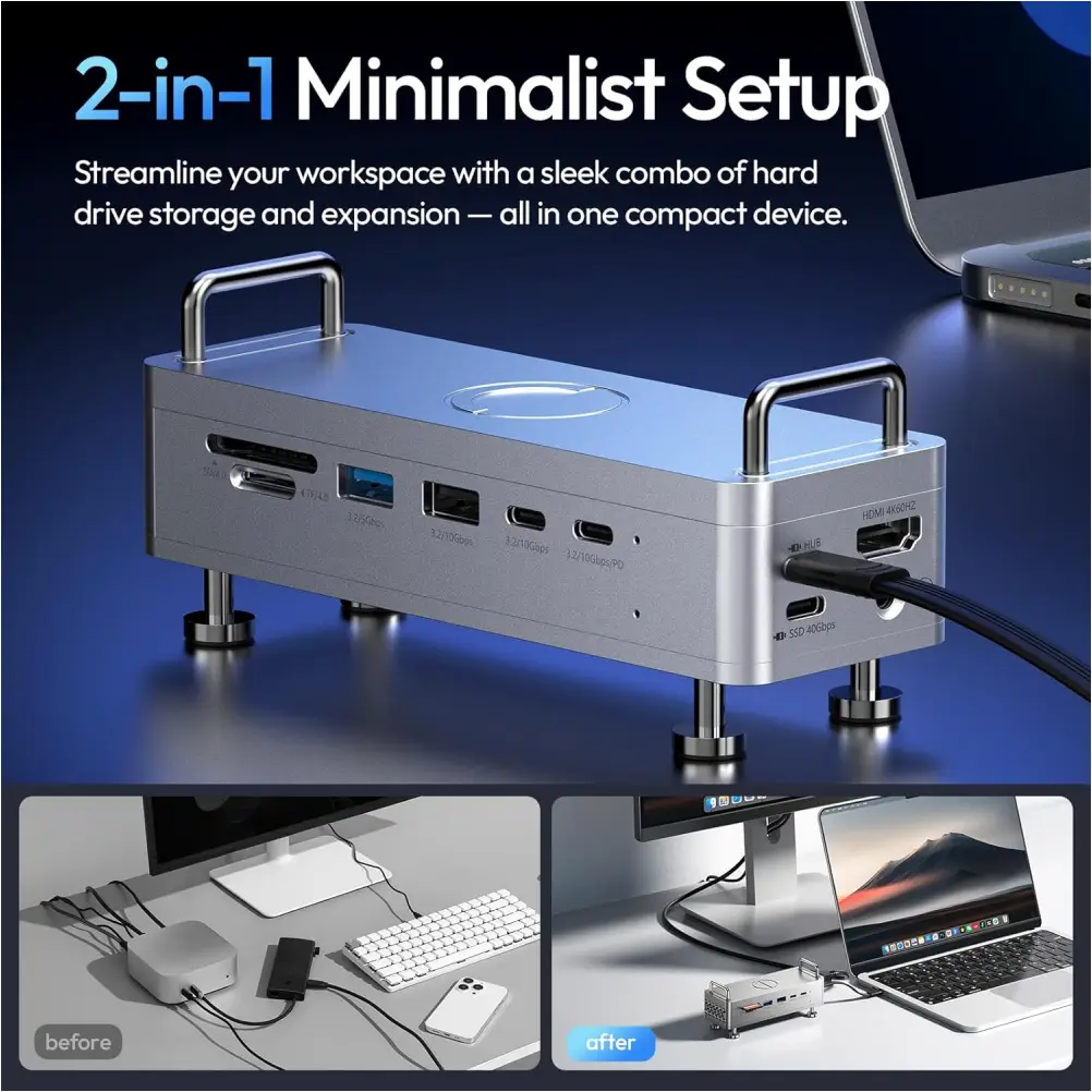 Ulanzi QT01 Mac Mini mount bracket for secure device placement