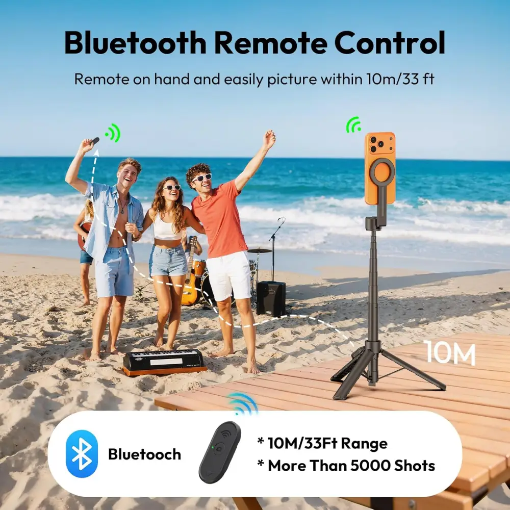 Ulanzi SK26 selfie stick tripod feature for stable video recording