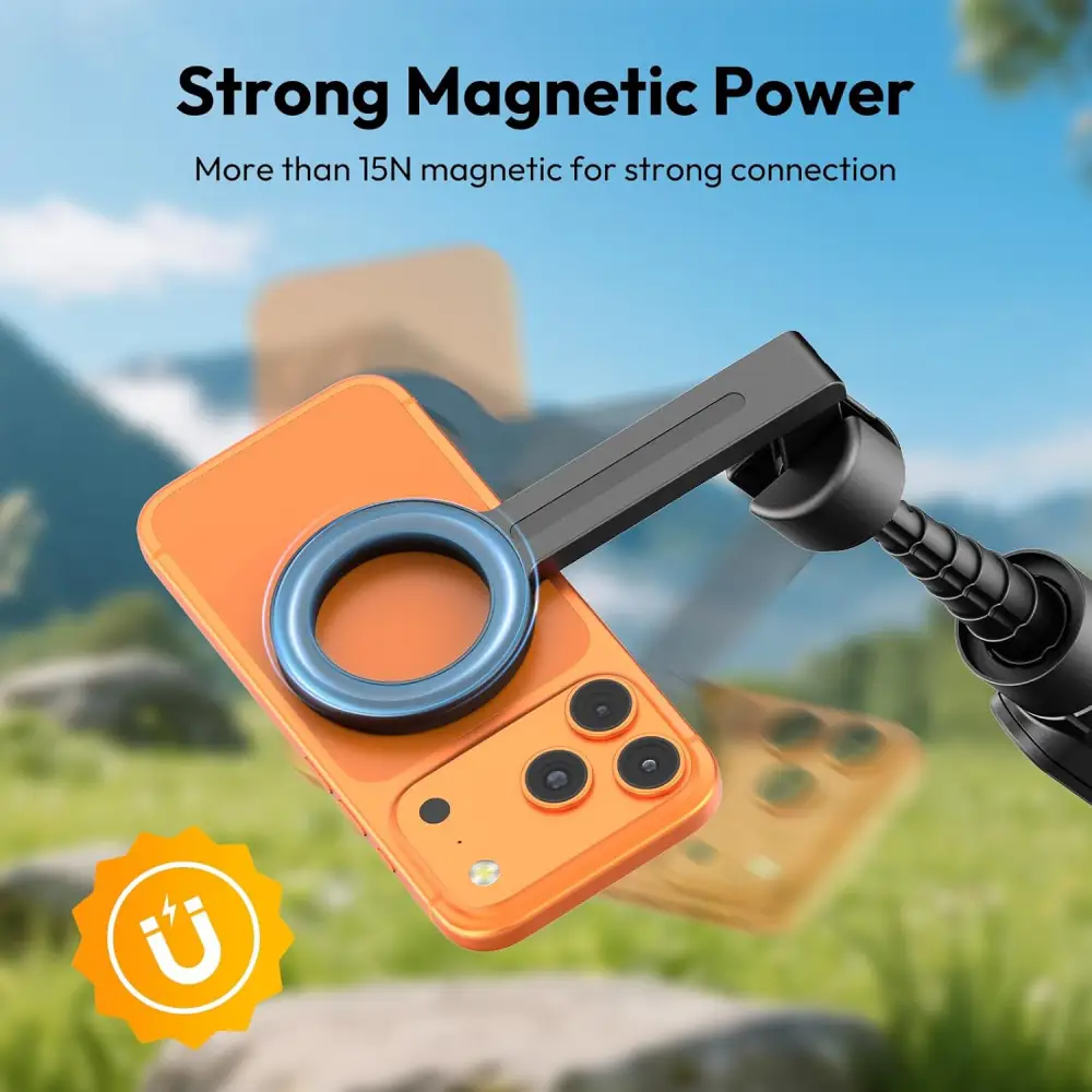Ulanzi SK26 selfie stick with smartphone holder for stable shooting