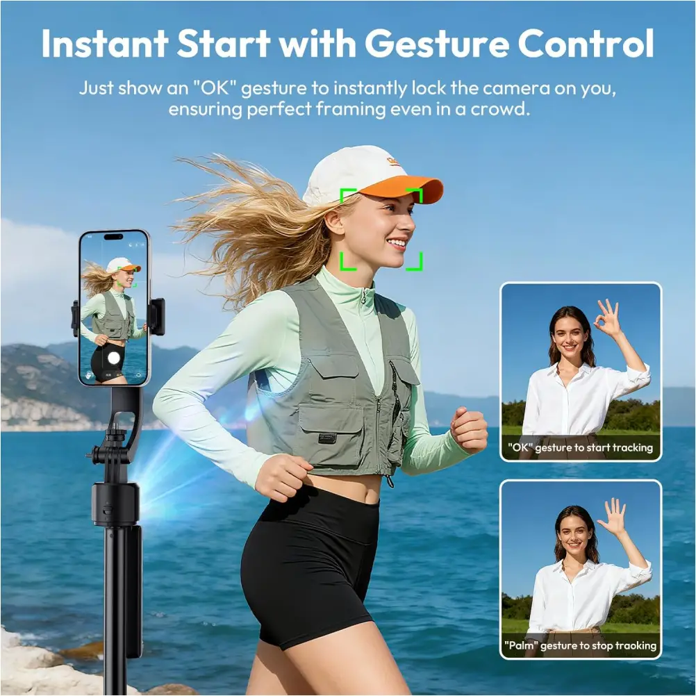 Ulanzi TT23 smartphone auto tracking tripod for stable video recording