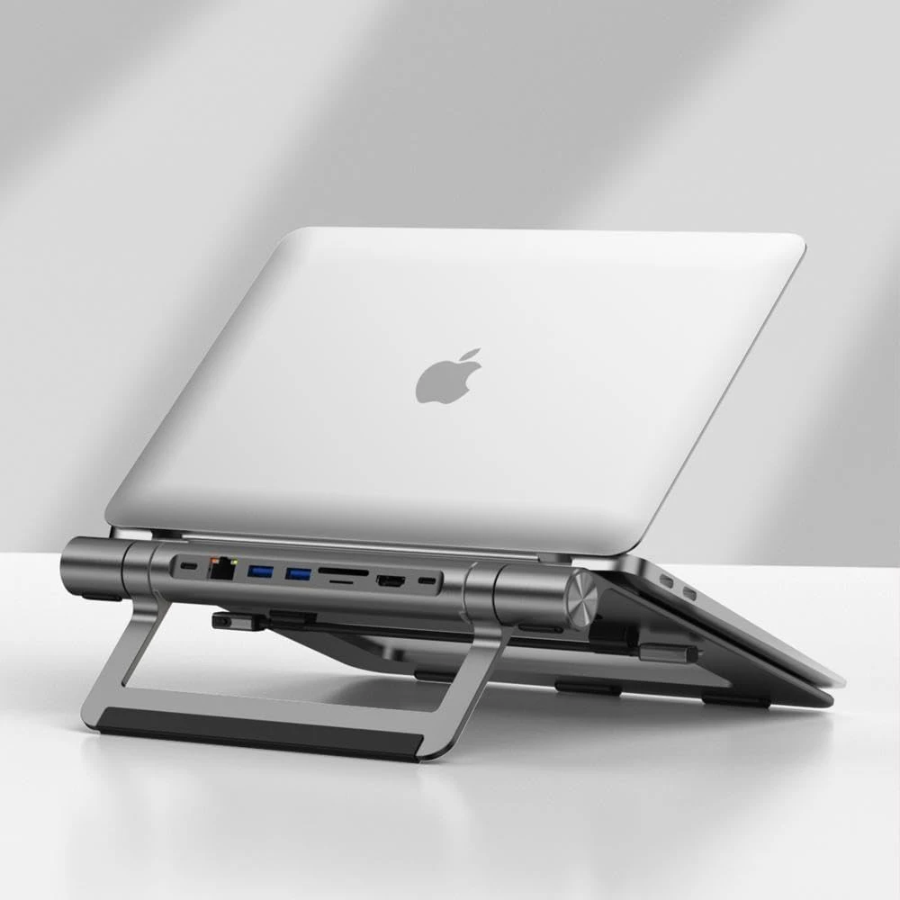 WIWU A821CH Laptop Stand with 8-in-1 USB-C Hub & HDMI