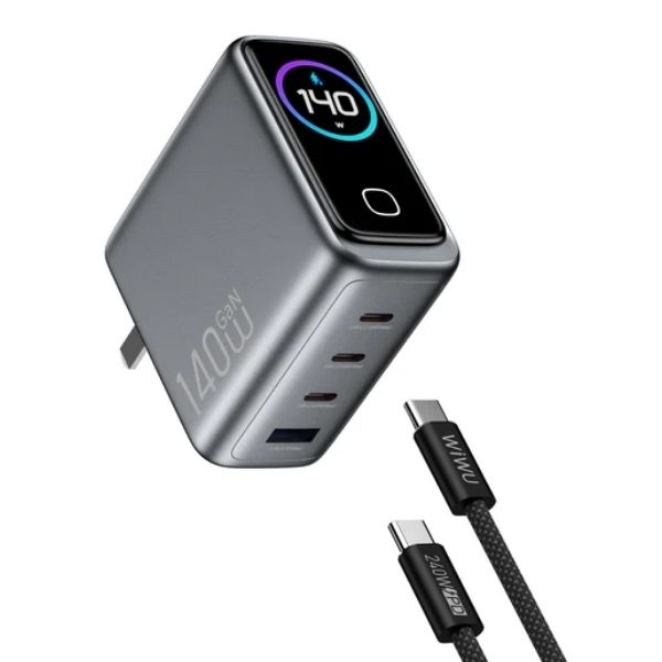 WiWU Voyager 140W PD/QC GaN Charger Combo CHG200