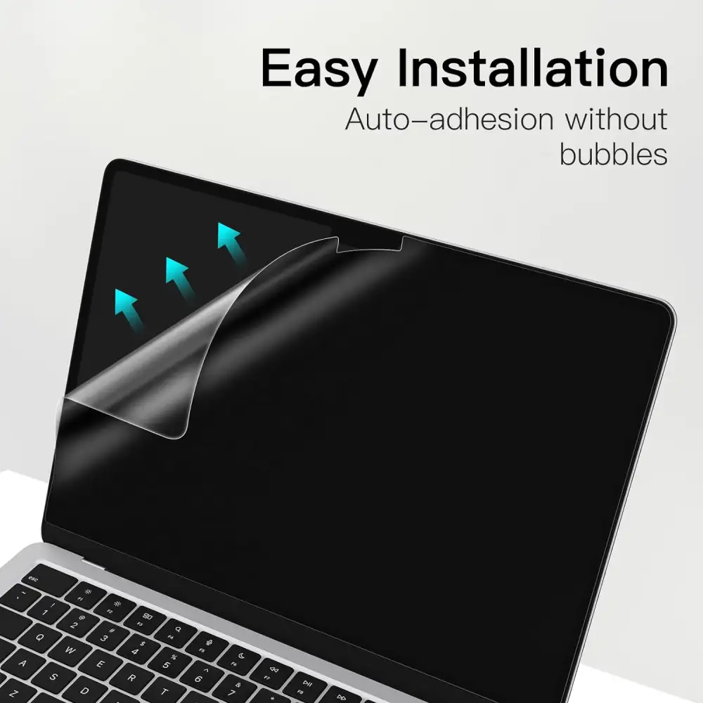 WiWU MacBook screen protector installation process