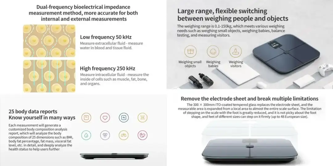 Xiaomi smart weight measurement health scale