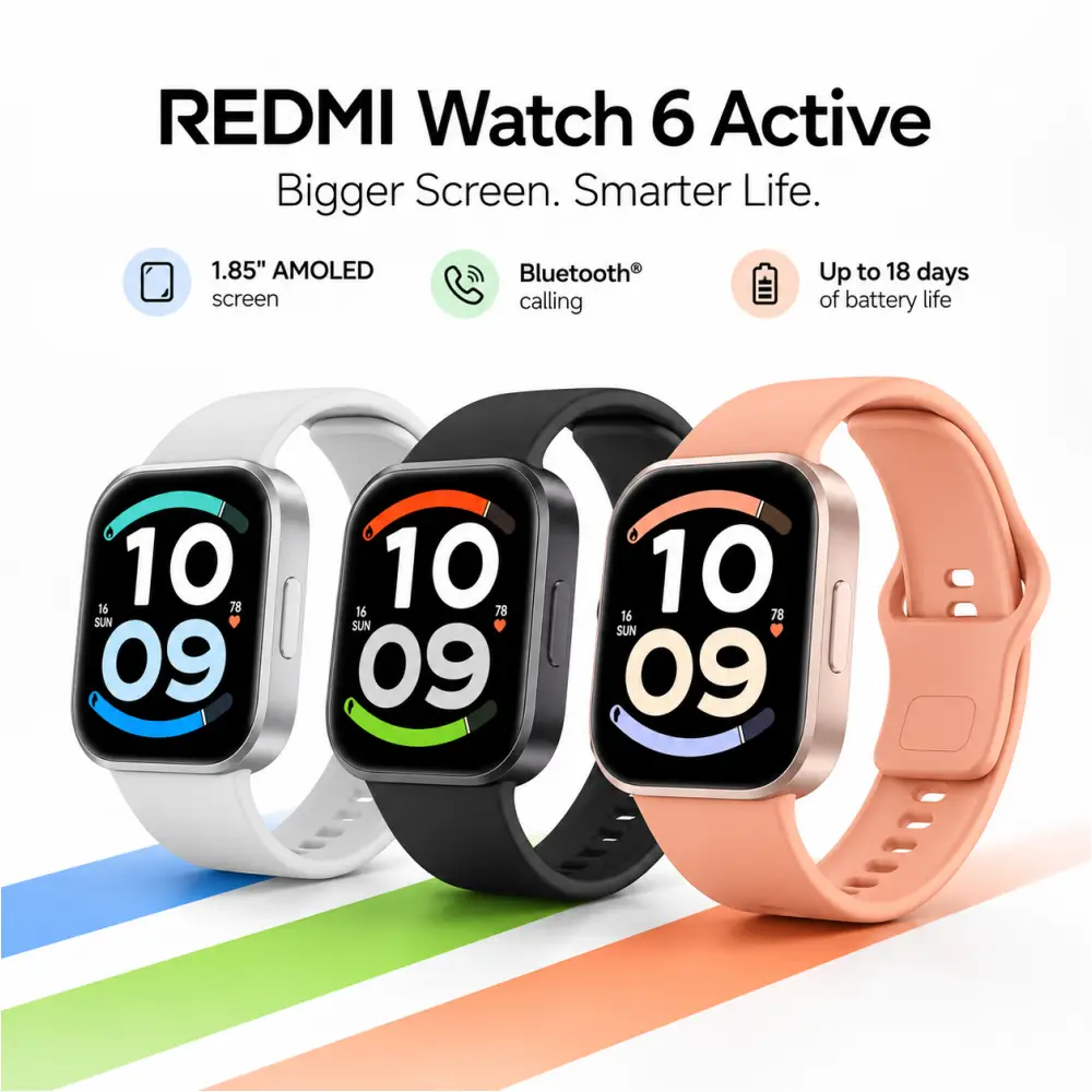 Xiaomi Redmi Watch 6 Active 1200 Nits AMOLED Display