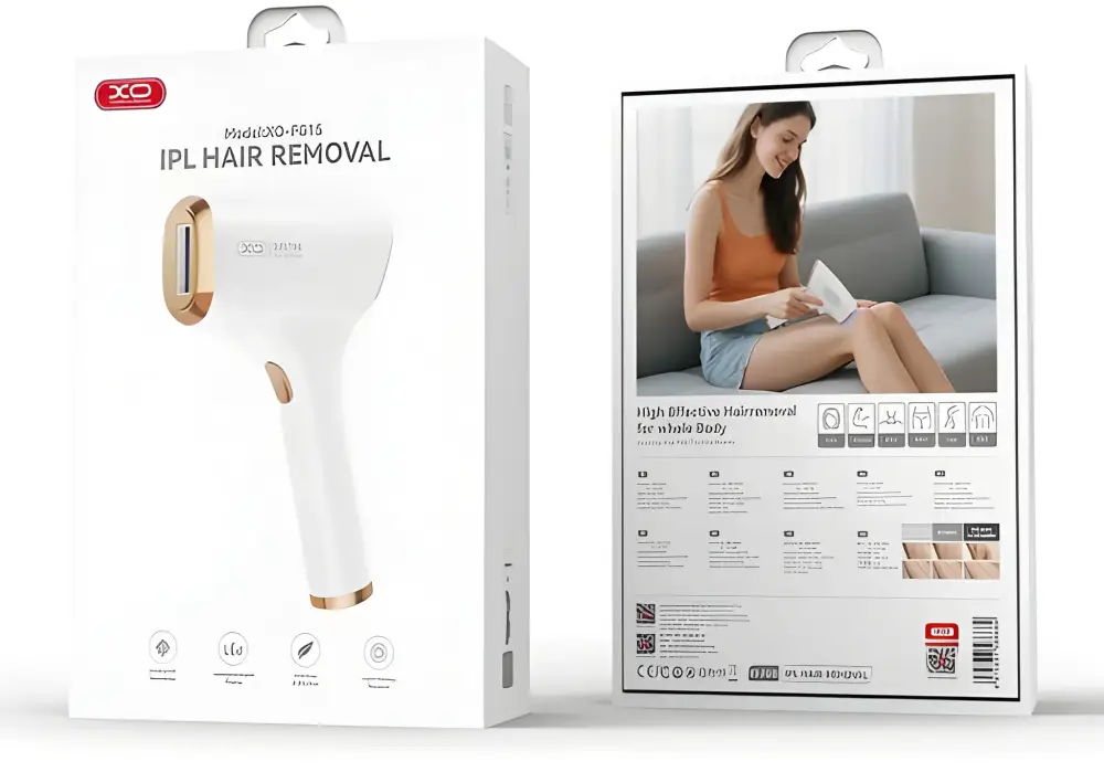 XO FG15 ice cooling hair removal epilator design detail